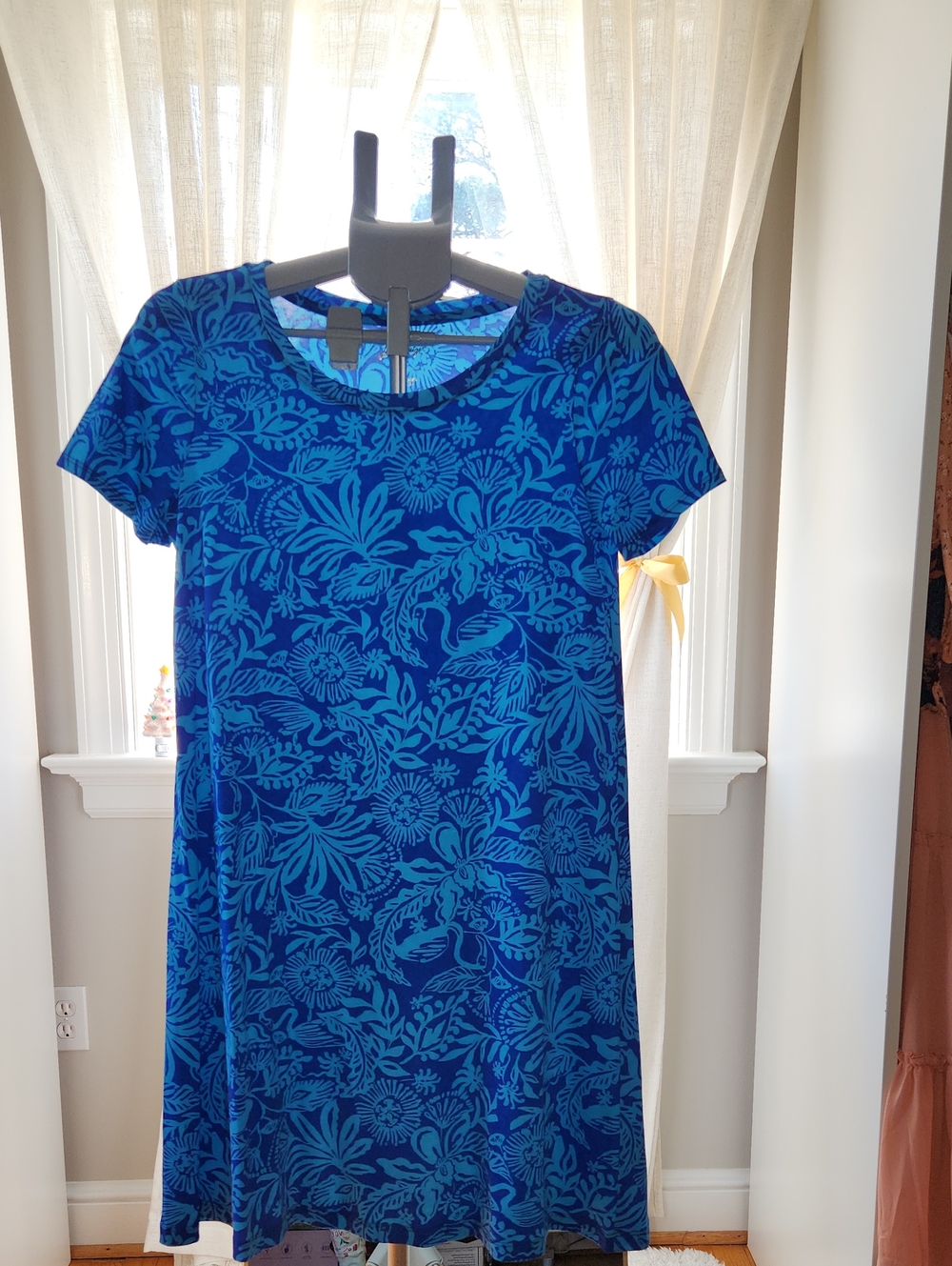 Lilly Pulitzer Blue Floral Dress